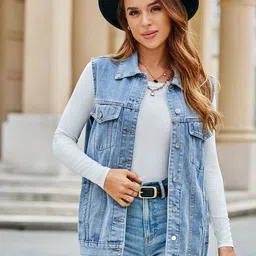 StyleCast Women Denim Jacket with Patchwork-image-38