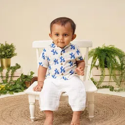 YK Boys Classic Animal Opaque Printed Casual Shirt-37