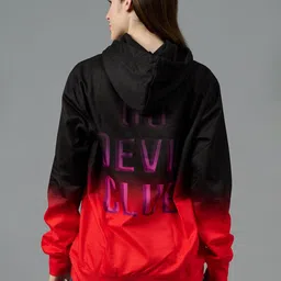 GO DEVIL Women Printed Hooded Sweatshirt-image-33