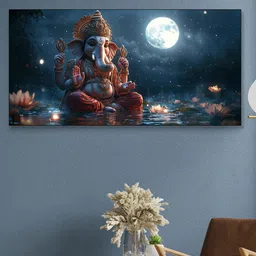 nestroots Black & White 1 Piece Canvas Religious Wall Paintings-picture-8