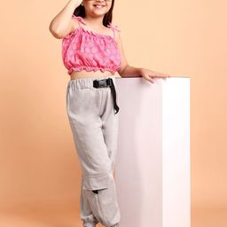 HERE&NOW Girls Printed Top-picture-22