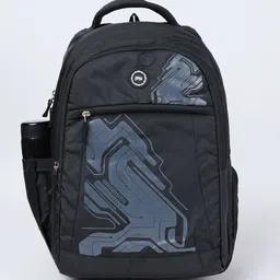 PB Pearlbags Unisex Striped Backpack with USB Charging Port-6