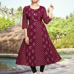 ASHISH PRINT Women Printed A-Line Kurta-image-40