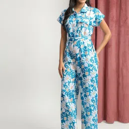 J Turritopsis Printed Basic Jumpsuit-picture-36