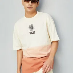 max Boys Graphic Printed Round Neck Cotton Relaxed Fit T-shirt-58