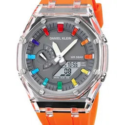 Daniel Klein Men Printed Dial & Straps Analogue and Digital Automatic Watch Dk.2100-1-15