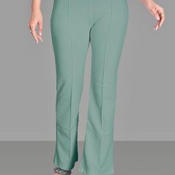 GRIOPY Women Straight Fit Pleated Trousers-image-59