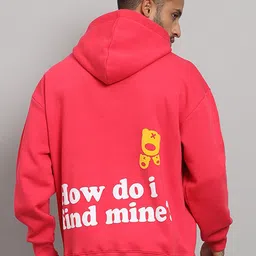 GRIFFEL Men Typography Printed Hooded Sweatshirt-image-41