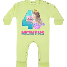 Arvesa Infants Printed Round Neck Bodysuits-picture-44