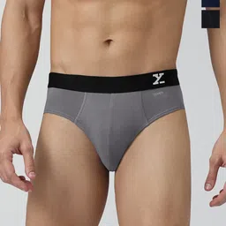 XYXX Pack Of 3 Cotton Mid-Rise Aero Basic Briefs XYBRF3PCKN543-image-33