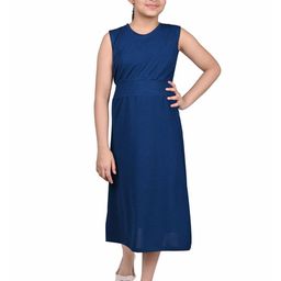 BAESD Women Solid Fit & Flare Midi Dress-image-5