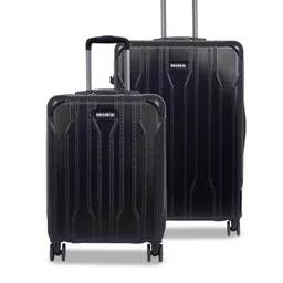 Killer Set Of 2 Hard-Sided Large & Cabin Trolley Suitcase-40