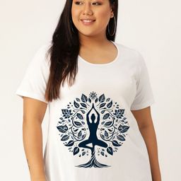 theRebelinme Women Graphic Printed Round Neck Cotton T-shirt-image-5