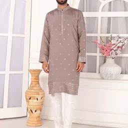Arihant Rai Sinha Men Embroidered Mirror Work Kurta-picture-27