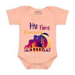 Arvesa My First RamadanPrinted Romper-27