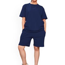 ELLITI Women Pure Cotton T-Shirt & Short Pair Night suit-image-53