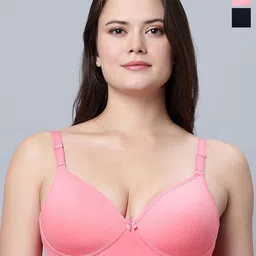 In Care Women Pack of 2 Cotton Full Coverage Heavily Padded and Non-Wired Bra-picture-19