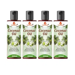VOORKOMS Set Of 4 Coconut Essential Oil - 200 ml Each-image-31