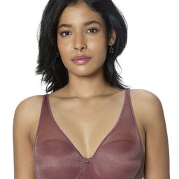 Triumph Women Sheen Mesh Wired Padded Plunge Bra-picture-18