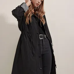 BIGDART Women Longline Front-Open Overcoat image 4