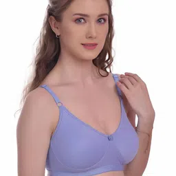 elina Women Dry Fit Full Coverage Non Padded Cotton T-shirt Bra-picture-34