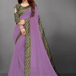 Flip The Style Zari Pure Georgette Saree-image-51
