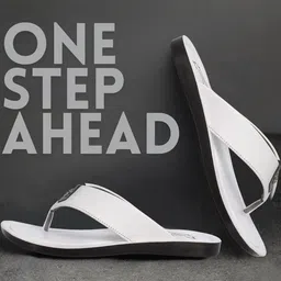 Trump White PU Flip Flops-image-5