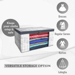 Kuber Industries Grey Set of 6 Regular Drawer Organiser Organisers image 4