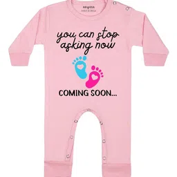 Arvesa You Can Stop Asking Now Coming Soon Printed Bodysuit-10