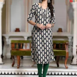 Moda Rapido Selection Of 2 Floral Printed Round Neck Straight Kurta-image-42