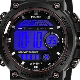 FELIZER Men Dial & Straps Digital Multi Function Watch LSKA-9047-FullBlk image 4