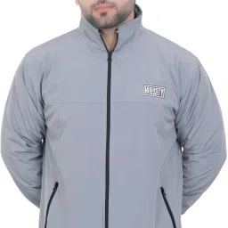 E-MAX Casual Windcheater For Mens Solid Men Wind Cheater-image-93