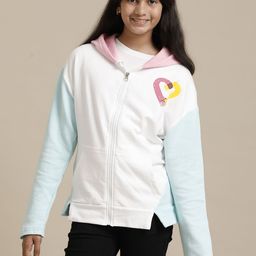 UNDER FOURTEEN ONLY Girls Colourblocked Sweatshirt-image-32