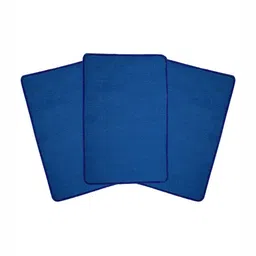 Aura 3Pcs Blue Microfibre Anti-Skid Doormats-image-88