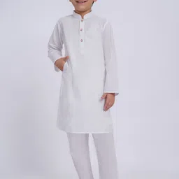 VASTRAMAY Boys Regular Pure Cotton Kurta with Pyjamas-38