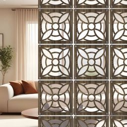 RANDOM Brown Ethnic Motifs Window Blinds-image-60