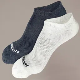 Heelium Men Pack Of 2 Printed Ankle Length Ultra-Soft, Thin & Breathable Socks-image-78