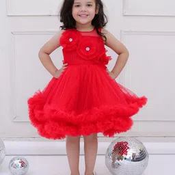KID1 Net A-Line Dress-image-21