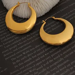 VAGHBHATT Circular Hoop Earrings-0