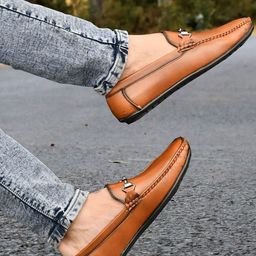 Vask Men Canvas Loafers with Buckle image 4