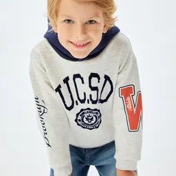 Koton Boys Printed Hooded Pullover Sweatshirt-picture-42