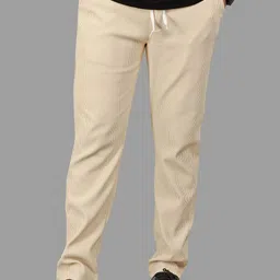 COMBRAIDED Men Relaxed Straight Leg Loose Fit Corduroy Trousers-picture-17