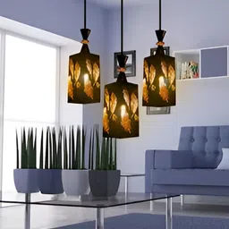 GAUVIK Black Printed Ceiling Lamp-30