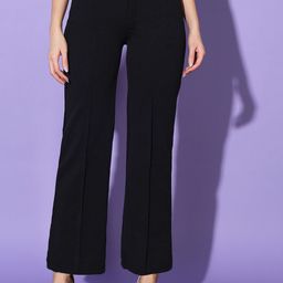 DIMPY GARMENTS Women Comfort High-Rise Pleated Trousers-image-85
