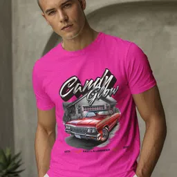 GRACE & JACK Men Graphic Printed Round Neck T-shirt-picture-30