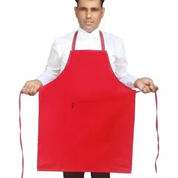 SWITCHON Red Apron With Hat-36