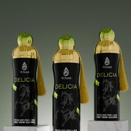 Al-Nuaim Set Of 3 Delicia Alcohol Free Deodorant- 200 ml Each-picture-7