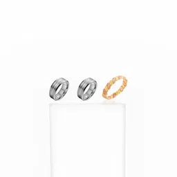 Dynamic Retail Global Men Multi Ring-image-64