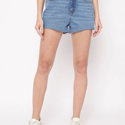 GUESS Women High-Rise Denim Shorts-image-20