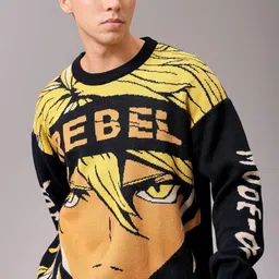 The Indian Garage Co Men Graphic Printed Winter Pullover-picture-34